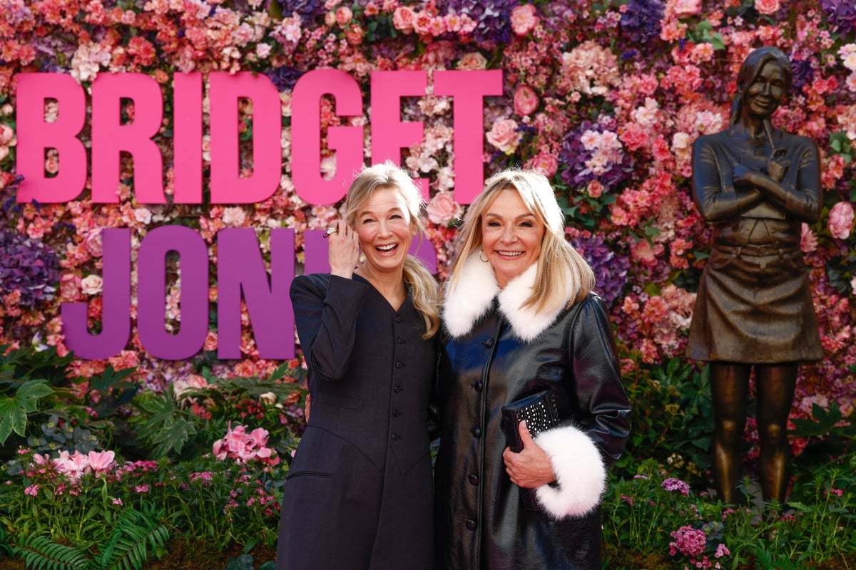 New statue of Bridget Jones joins other film icons in London's Leicester Square