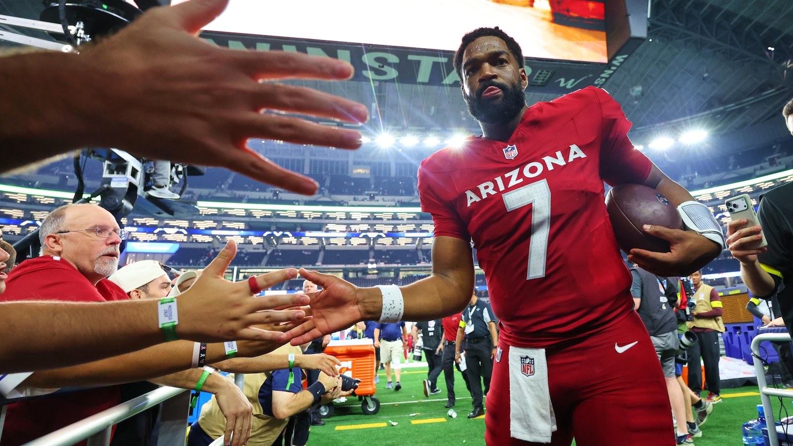 Arizona's Jacoby Brissett earns another start at QB after stellar play; Murray's status unclear