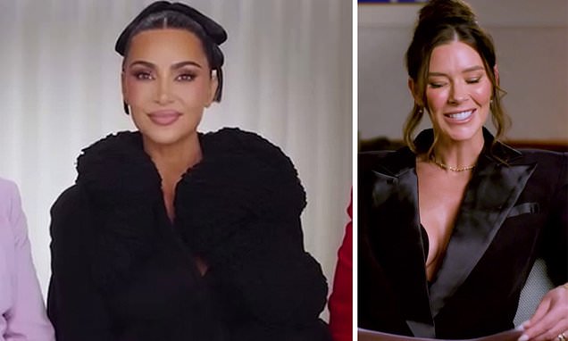 Awkward moment Brittany Hockley has to read US stars' names from paper
