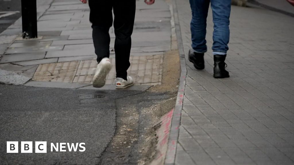Pavement in Camden unsafe and 'like a ski jump', pedestrians say