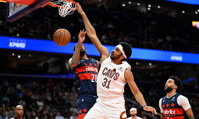 Cavaliers rout Wizards 148-114 to improve to 1-1 in NBA Cup