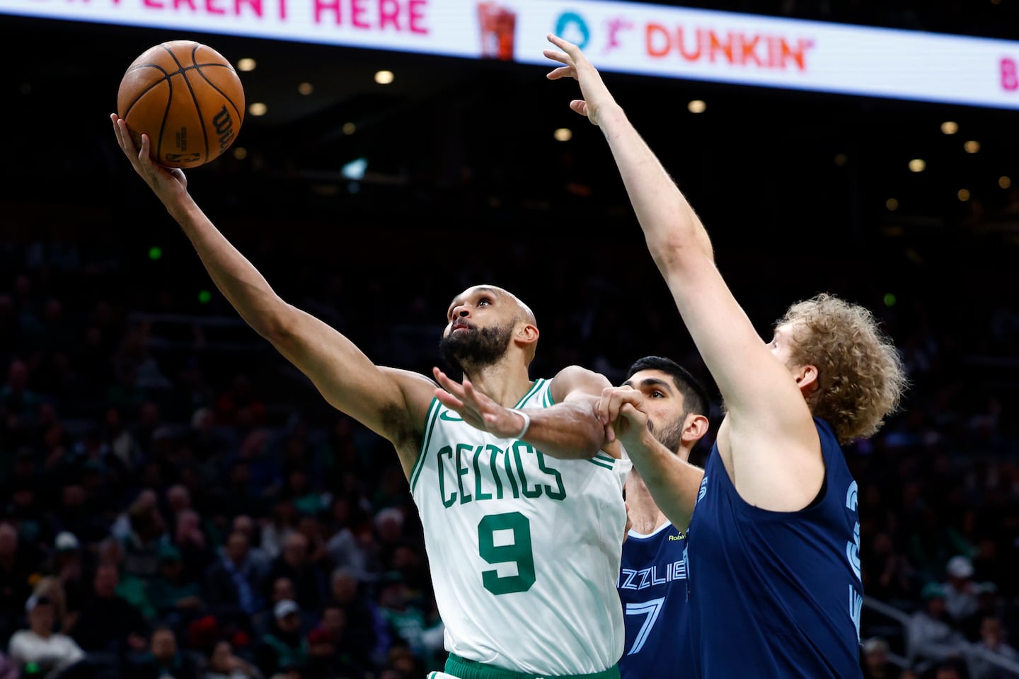 After road loss vs. 76ers, Celtics get back on winning track by mauling Grizzlies in  redemptive home victory - The Boston Globe