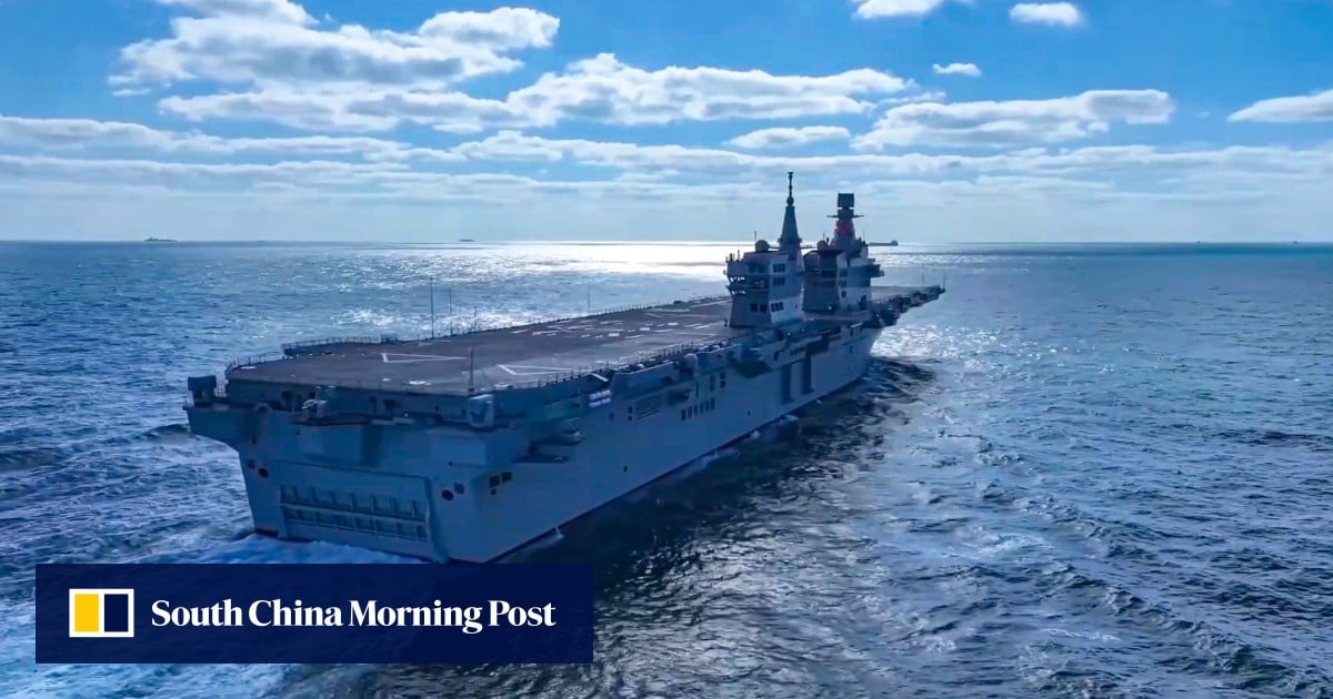 China's jumbo Sichuan 076 amphibious assault ship completes first sea trials