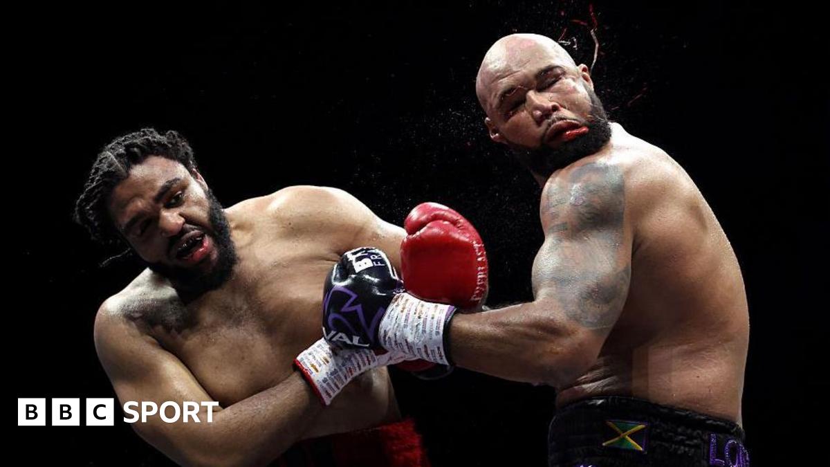 Clarke vs TKV: Underdog Jeamie 'TKV' Tshikeva hurts Olympian Frazer Clarke in the 11th before points win