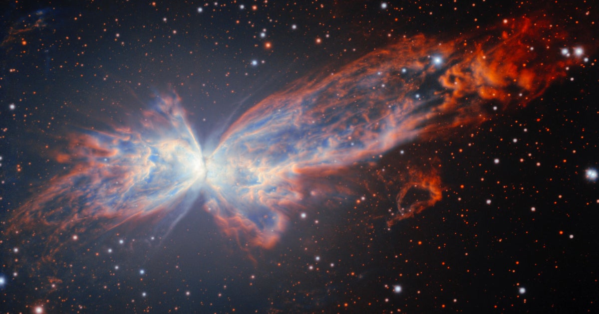 Cosmic butterfly seen in stunning new image captured by telescope in Chile