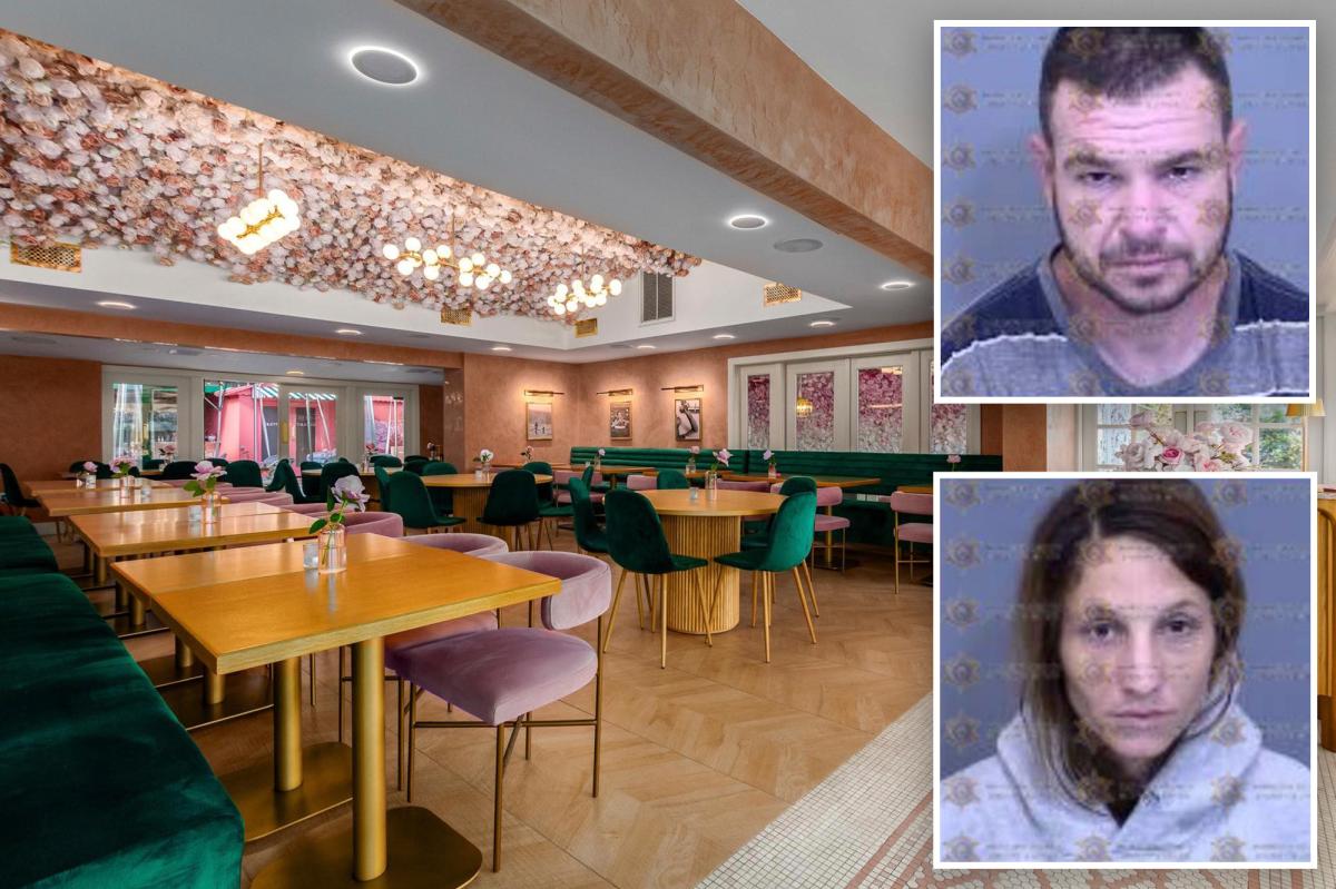 'Amorous' couple caught on camera having sex in Arizona eatery before...