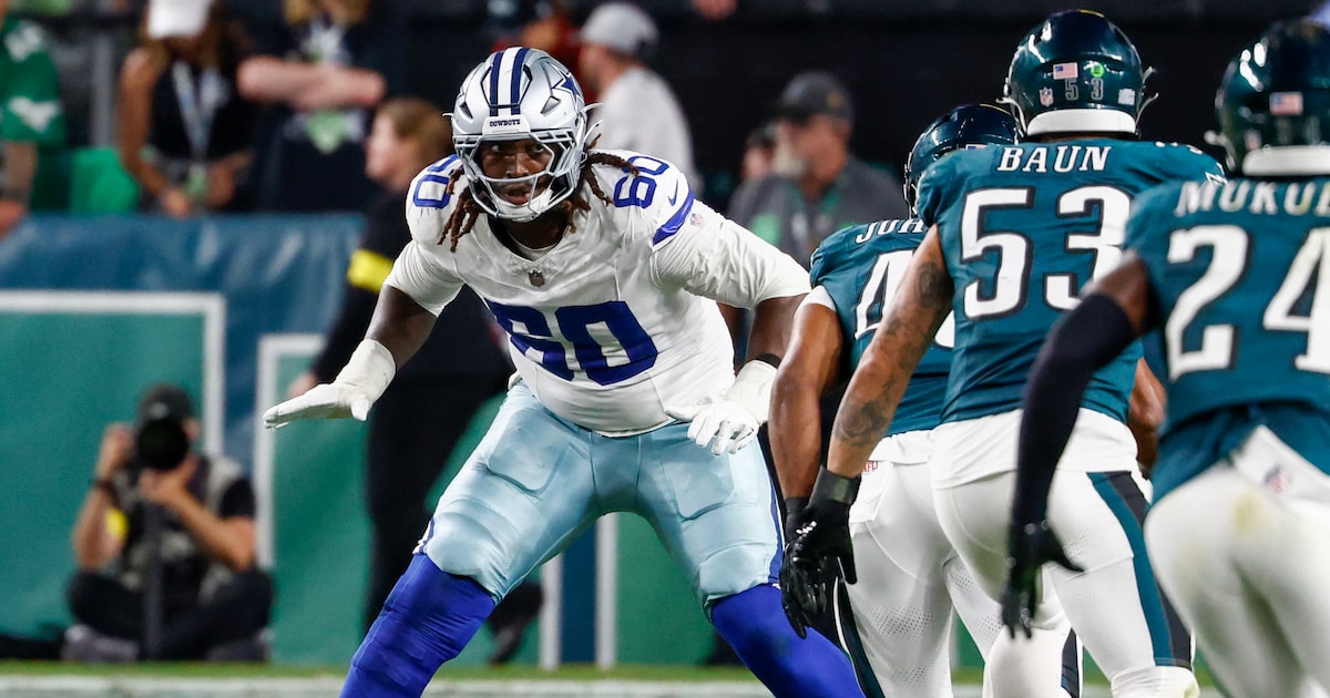 Injury report: Cowboys LT Tyler Guyton (ankle) out vs. Kansas City Chiefs