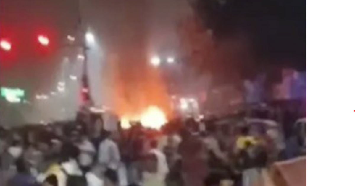 Panic at holiday spot as deadly blast sends crowd running - at least 8 killed