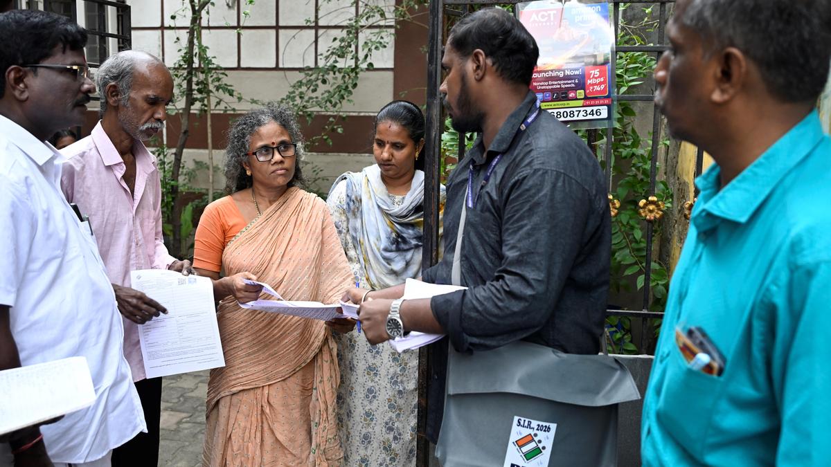 SIR in Tamil Nadu: a controversial exercise