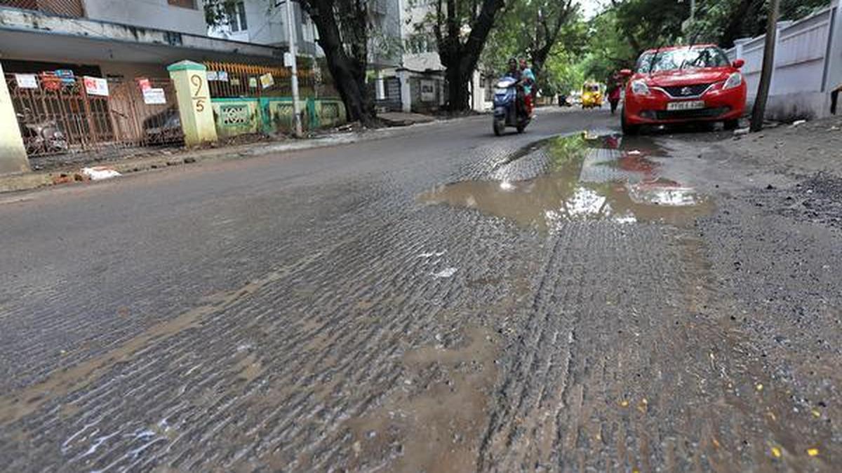 Road in East Abhiramapuram a victim of an 'abandoned surgery'; residents and motorists smart from the pain
