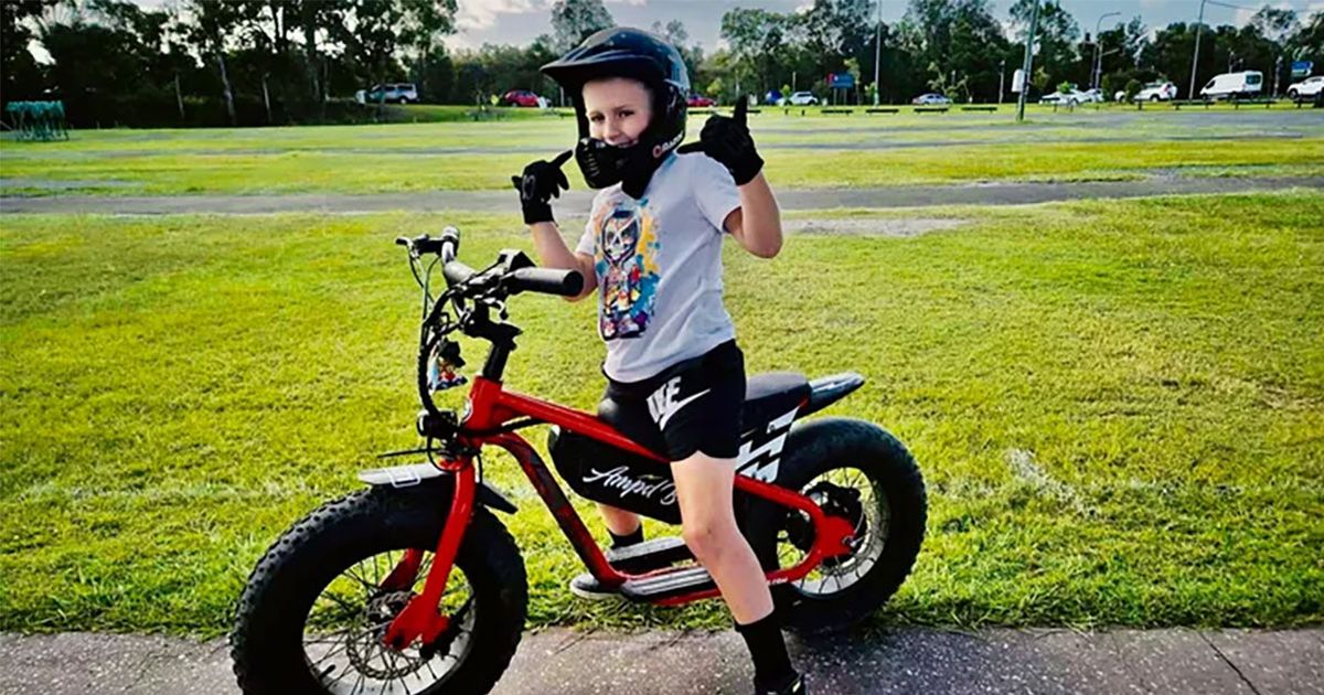 Boy, 8, tragically killed while riding his e-bike home from school is pictured - The Mirror