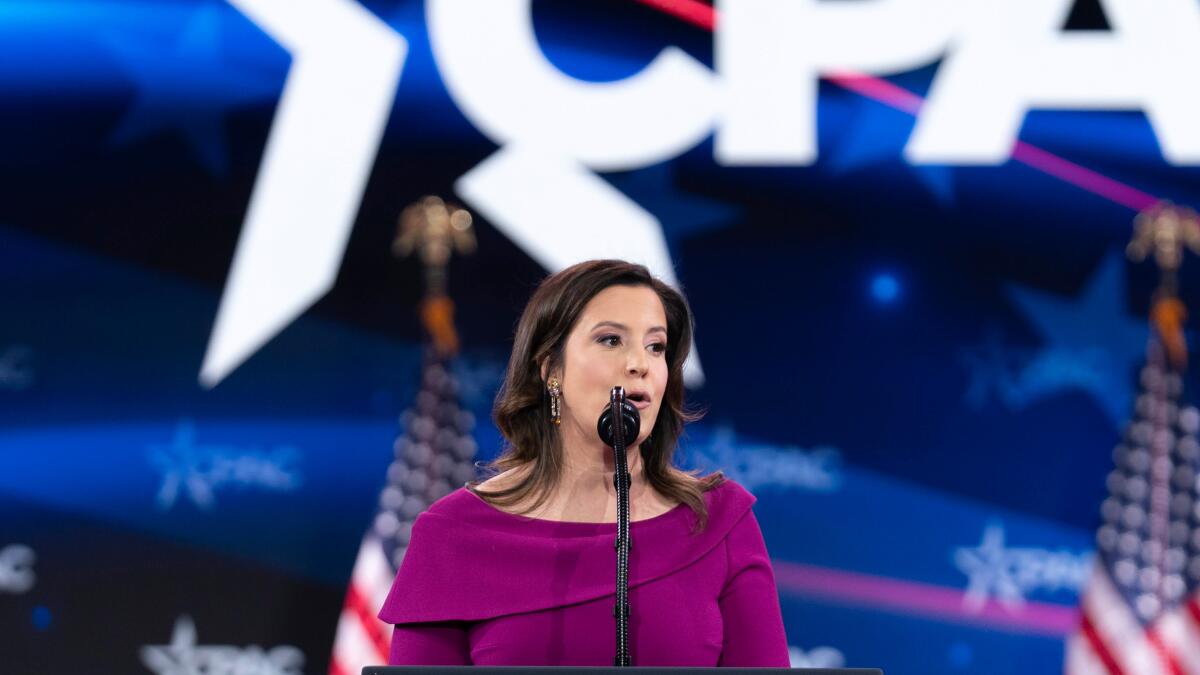 Republican U.S. Rep. Elise Stefanik is running for governor of New York