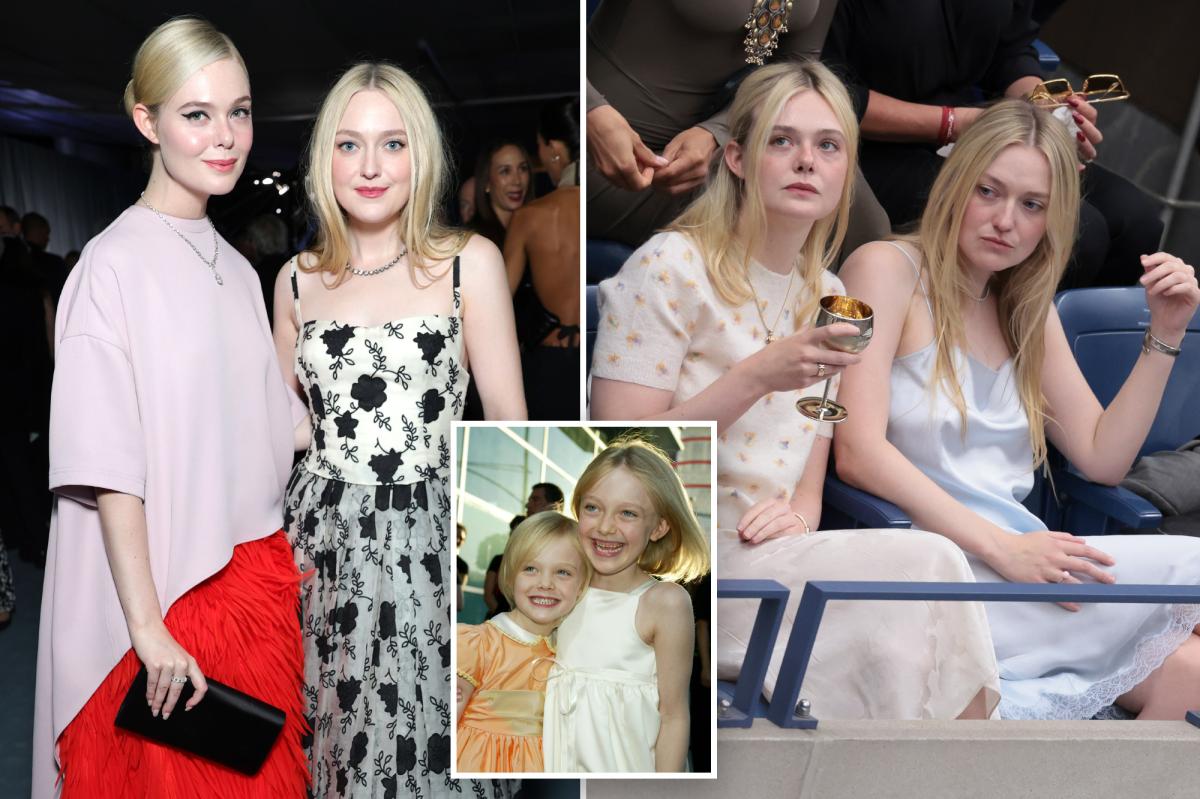 Dakota Fanning says little sister Elle 'spat her drink out' on a rude...