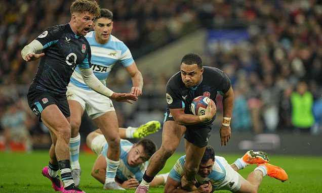 England holds off Argentina fightback to seal sweep of November...