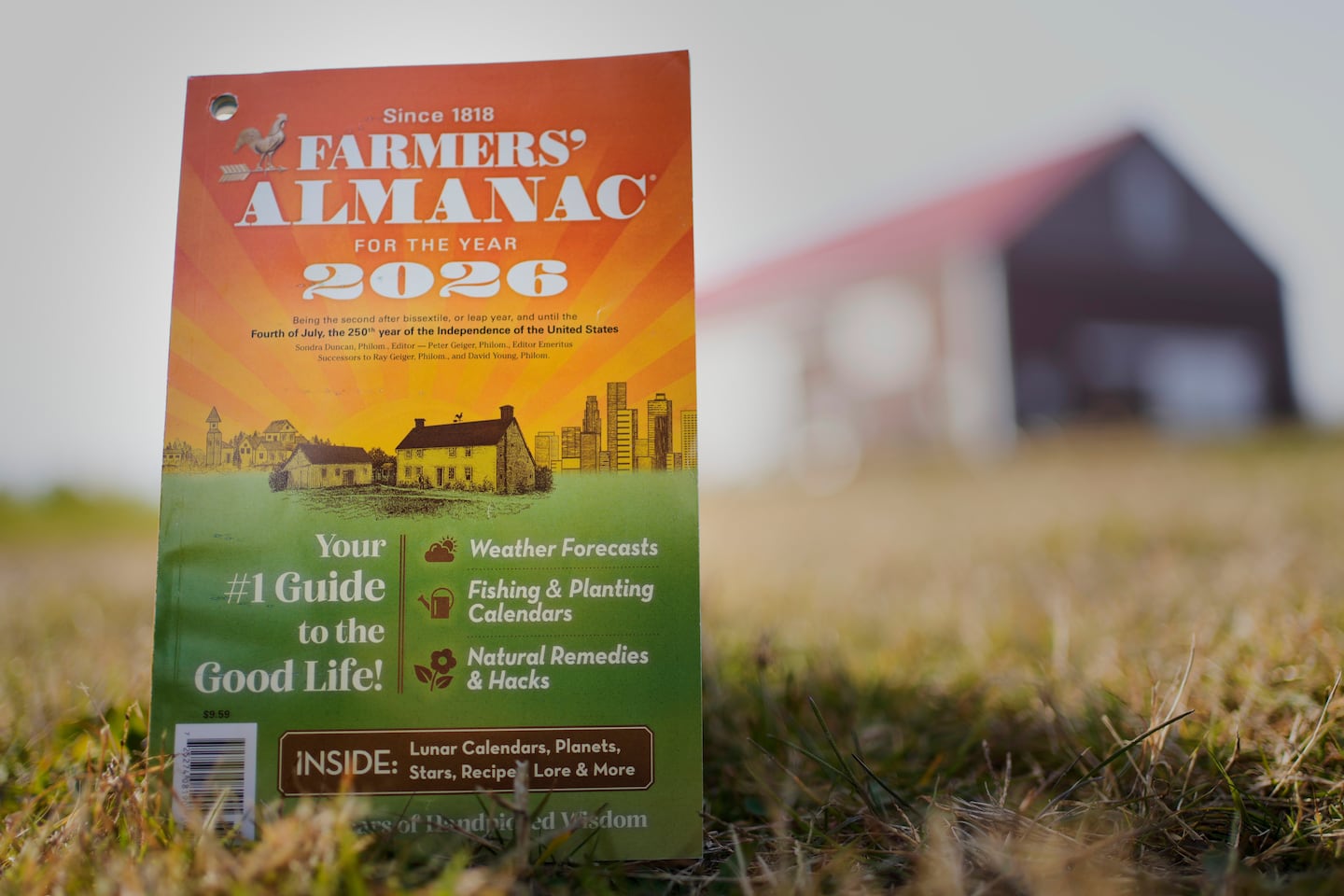 A fabric of our American life, the Farmers' Almanac was our trusted guide - The Boston Globe
