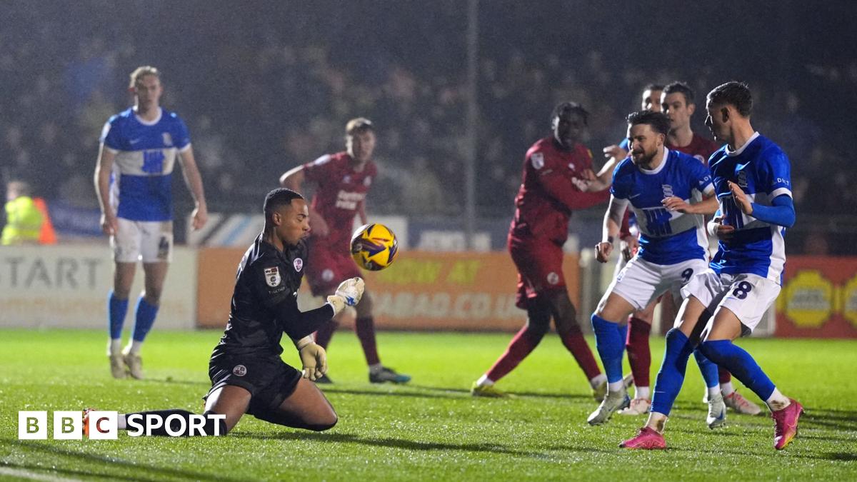 Crawley Town: Joe Wollacott says team let down fans in FA Cup