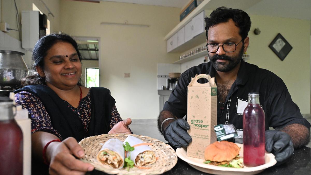Grasshopper, a food start-up in Thiruvananthapuram, sells plant-based products