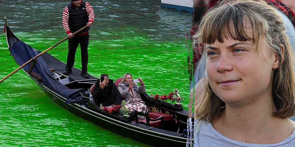 Greta Thunberg fined, banned from Venice after Extinction Rebellion dyes Grand Canal green