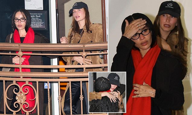 Hailey Bieber enjoys girls' night out with Zoe Kravitz at LA hotspot