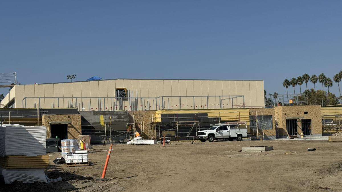 Prep talk: Harvard-Westlake's new sports complex is progressing on schedule