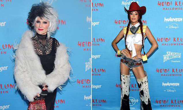 See the best celebrity costumes from Heidi Klum's 2025 Halloween party