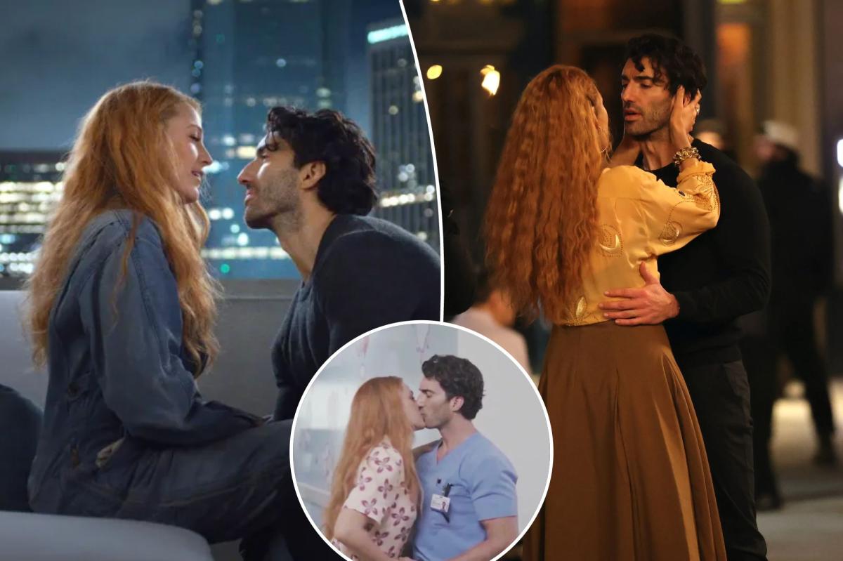Justin Baldoni claims Blake Lively improvised this kiss in deleted...