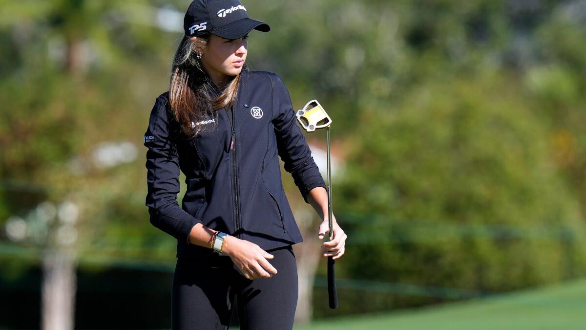 Kai Trump's first-round score at the LPGA Tour's Annika tournament? Don't ask