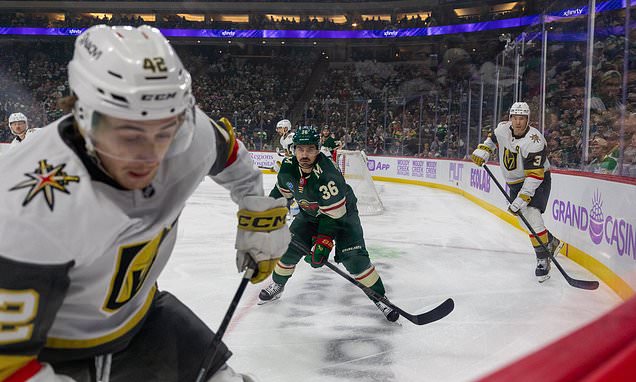 Kaprizov scores on late OT power play to left Wild past Golden...