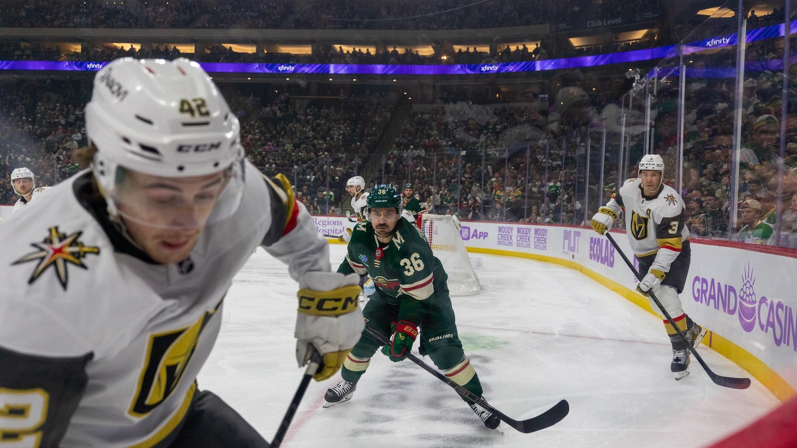 Kaprizov scores on late OT power play to left Wild past Golden Knights, 3-2