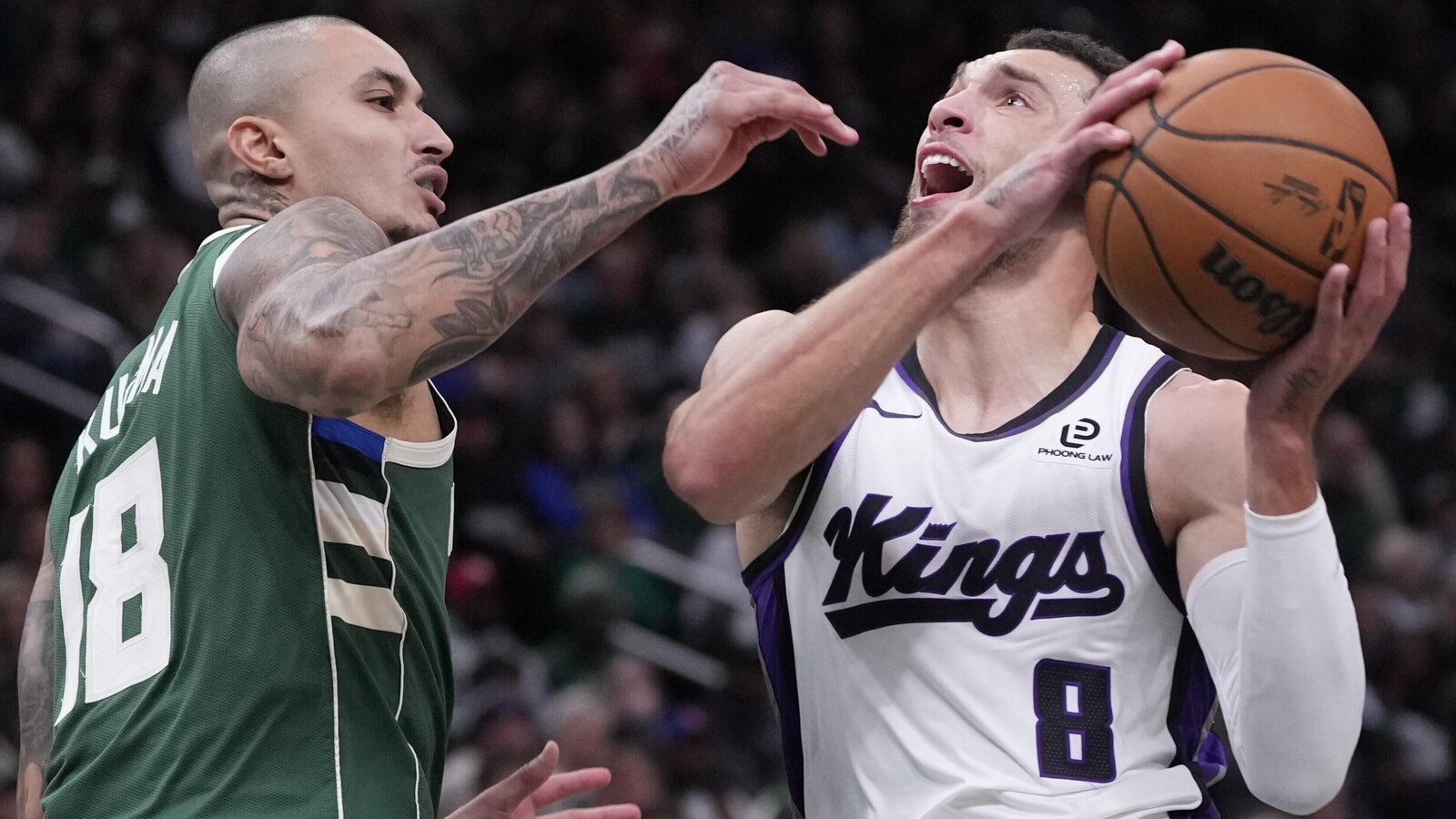 LaVine, DeRozan lead Kings past Bucks 135-133