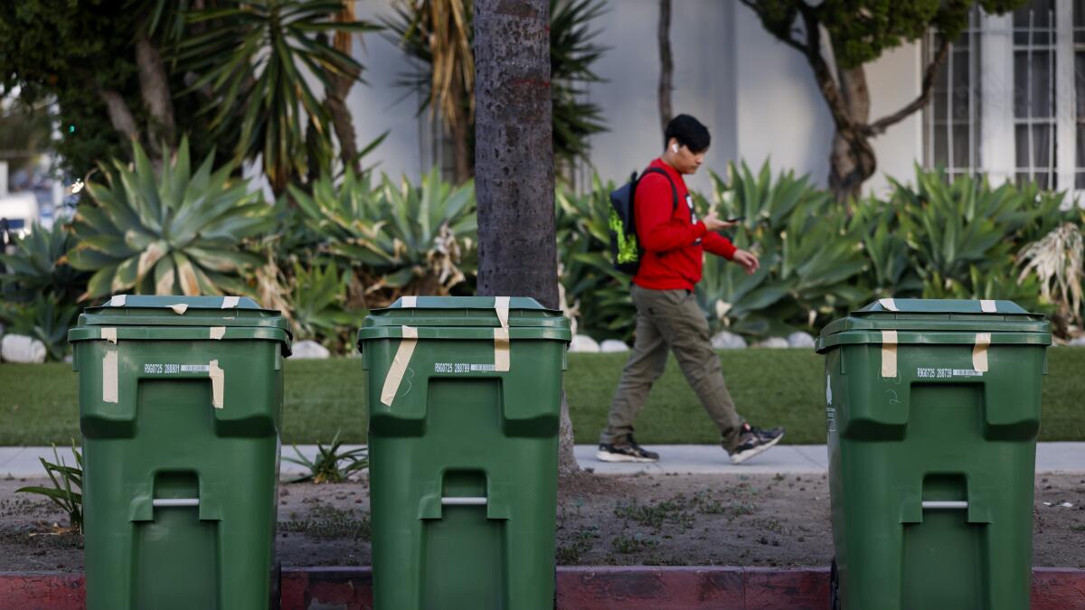 Letters to the Editor: L.A.'s green bin rollout is an 'outrageous' case of government waste