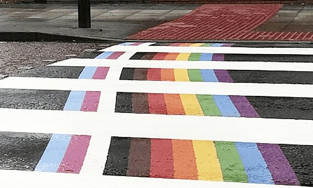 Hard-up Labour council blows £35,000 LGBT rainbow zebra crossings