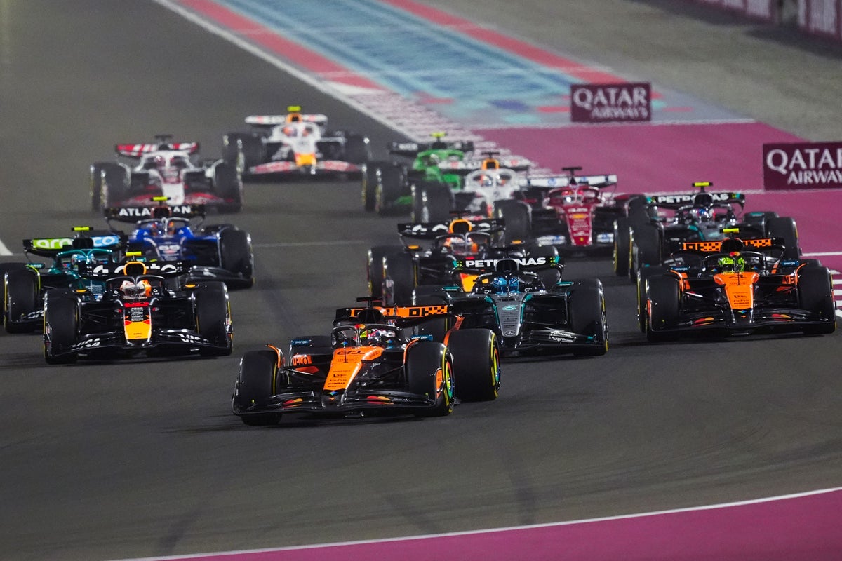 Lando Norris sees lead cut as Oscar Piastri cruises to Qatar sprint victory