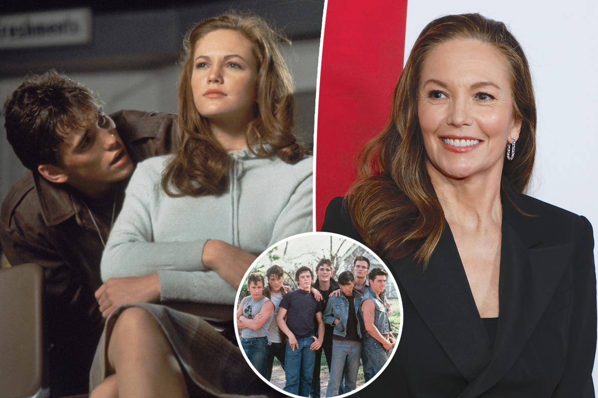 Diane Lane says 'The Outsiders' had 'too much testosterone' on movie...