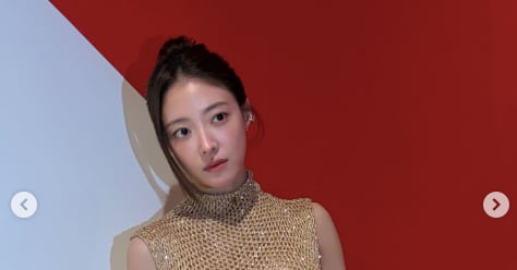 Lee Se-young Stuns in Metallic Gold Dress at 2025 KGMA