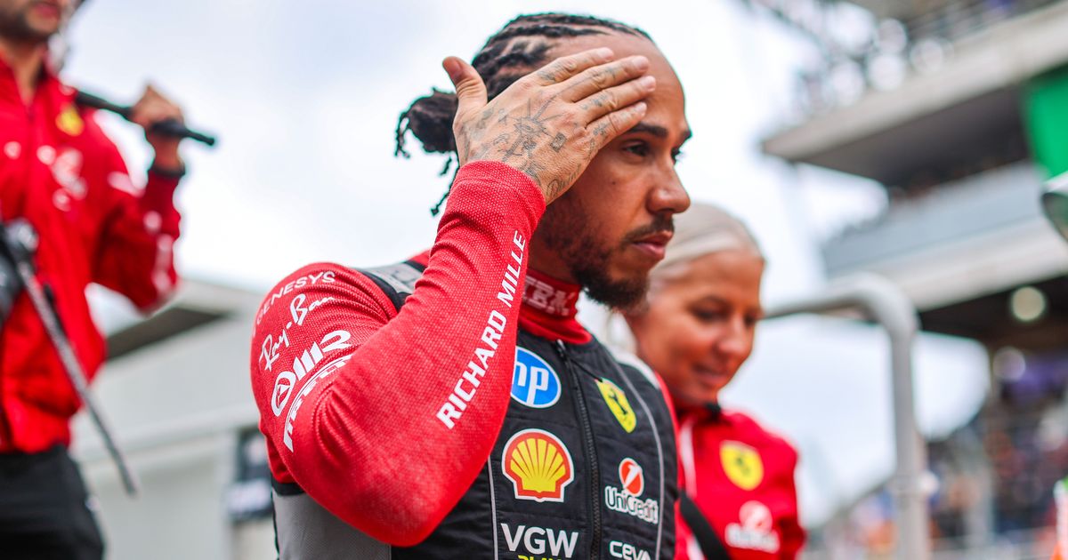 Lewis Hamilton says 'I'm living a nightmare' and issues Ferrari apology at Brazilian GP - The Mirror