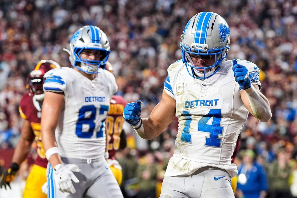Lions' Amon-Ra St. Brown says he was 'just having fun' with Trump dance, didn't mean to offend