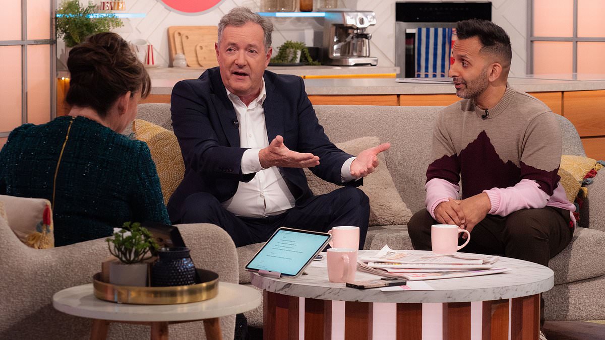 Lorraine Kelly drowned out as Piers Morgan and Dr Amir clash on show
