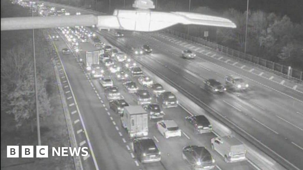 M25 Brentwood delays: 'Four miles of queues' after car fire