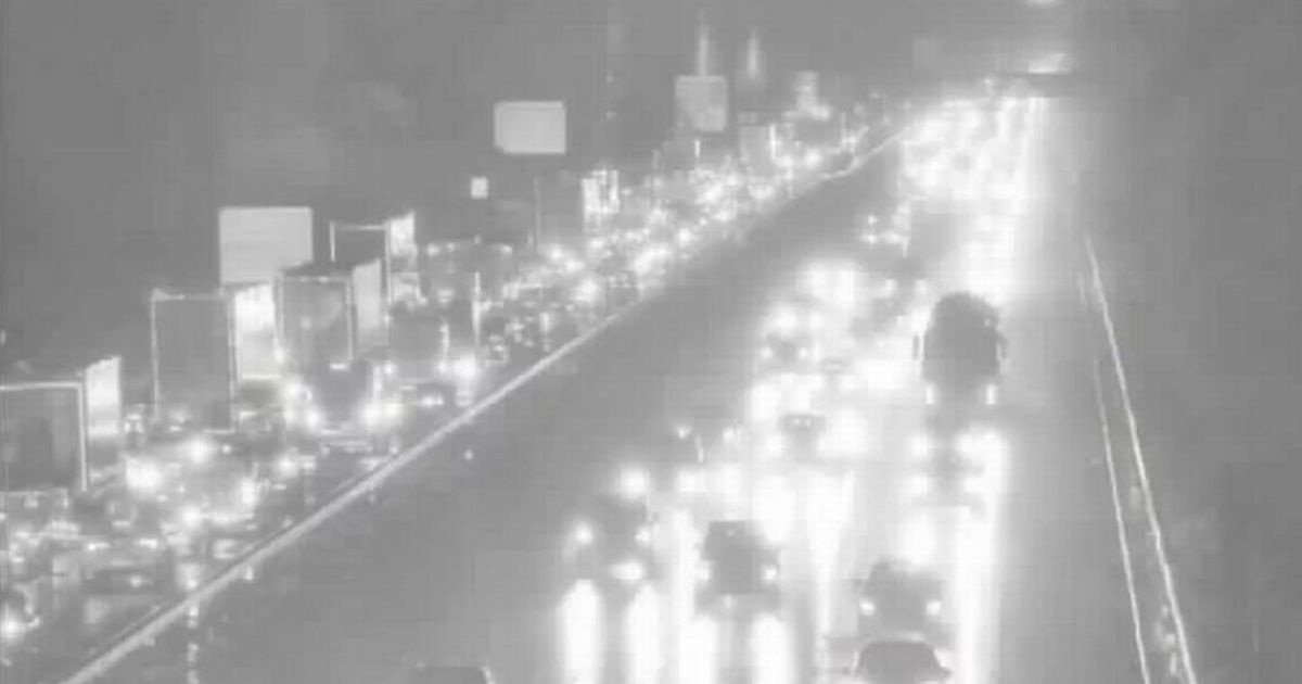 M5 chaos as drivers face over hellish two hour delay and are urged to 'steer clear' - Daily Star