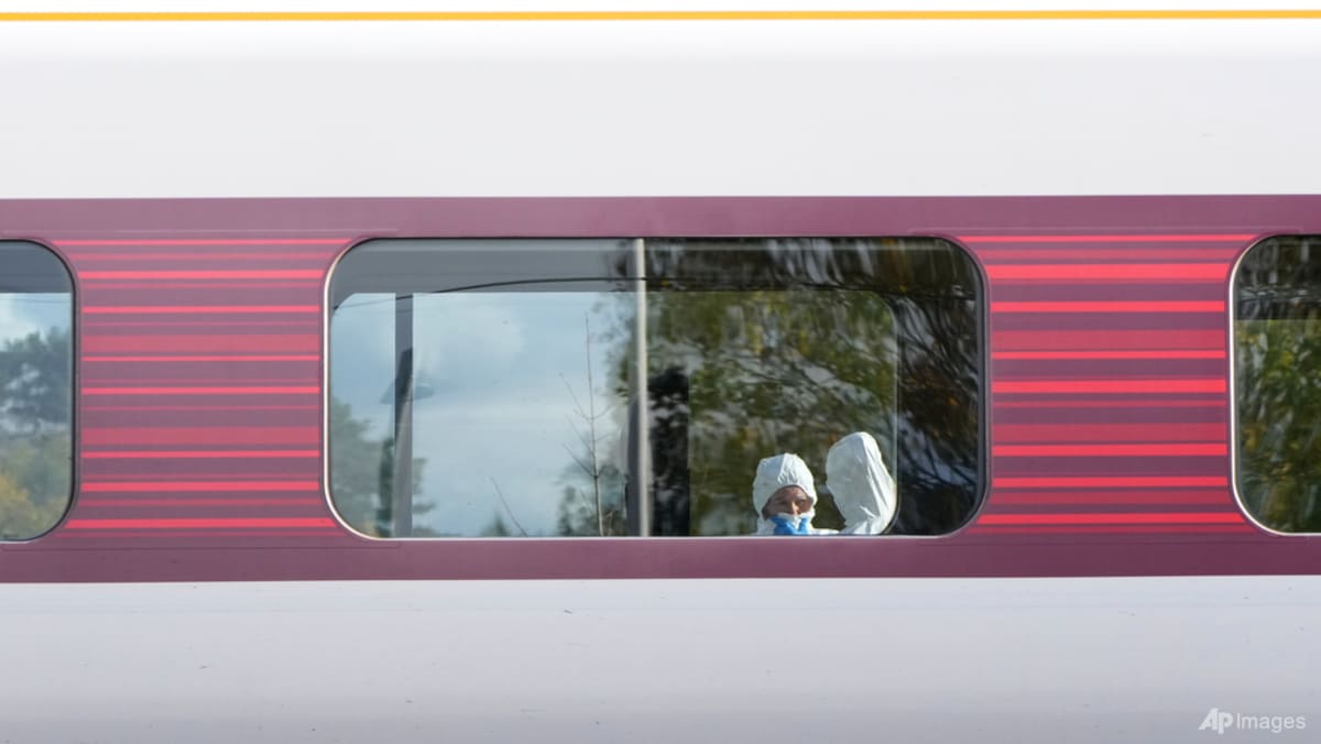 Man charged with 10 counts of attempted murder after knife attack on UK train