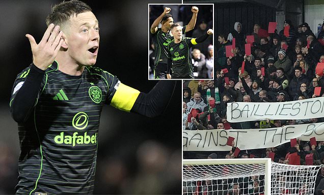 Celtic skipper McGregor's plea for peace to protesting fans