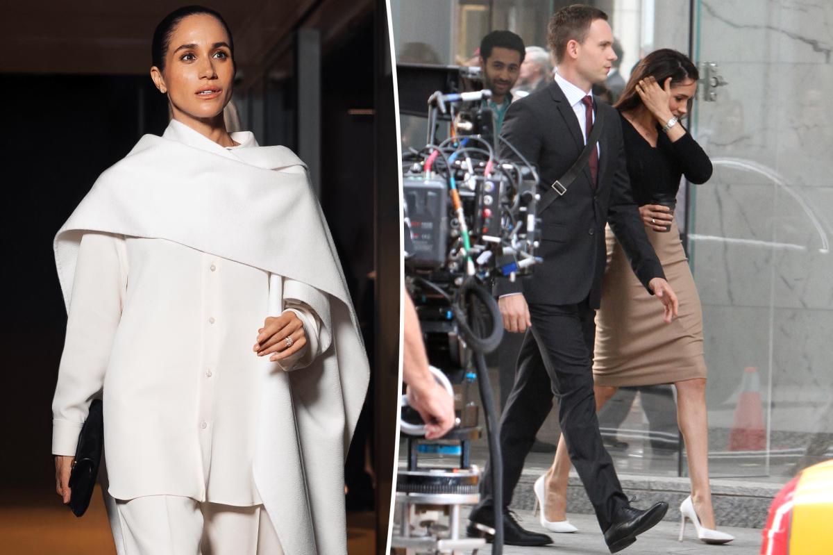 Meghan Markle seen on set of new movie 'Close Personal Friends' 8...
