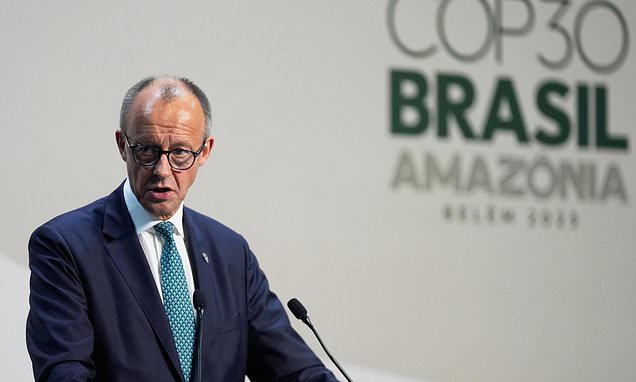 Germany's Merz under fire in Brazil for his comments on Amazon host...
