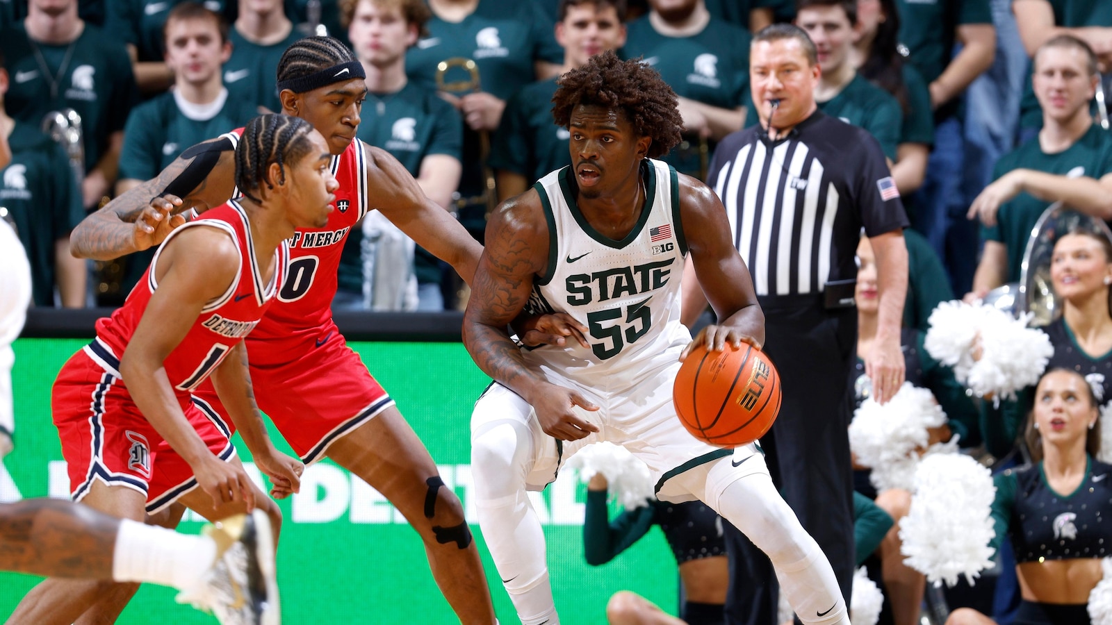 No. 17 Michigan State stays unbeaten with 84-56 win over Detroit Mercy