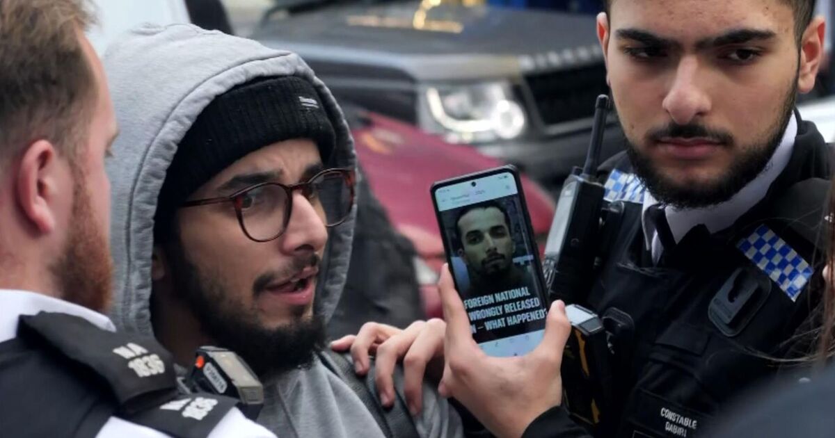 Migrant fugitive taunts David Lammy as he's caught by police