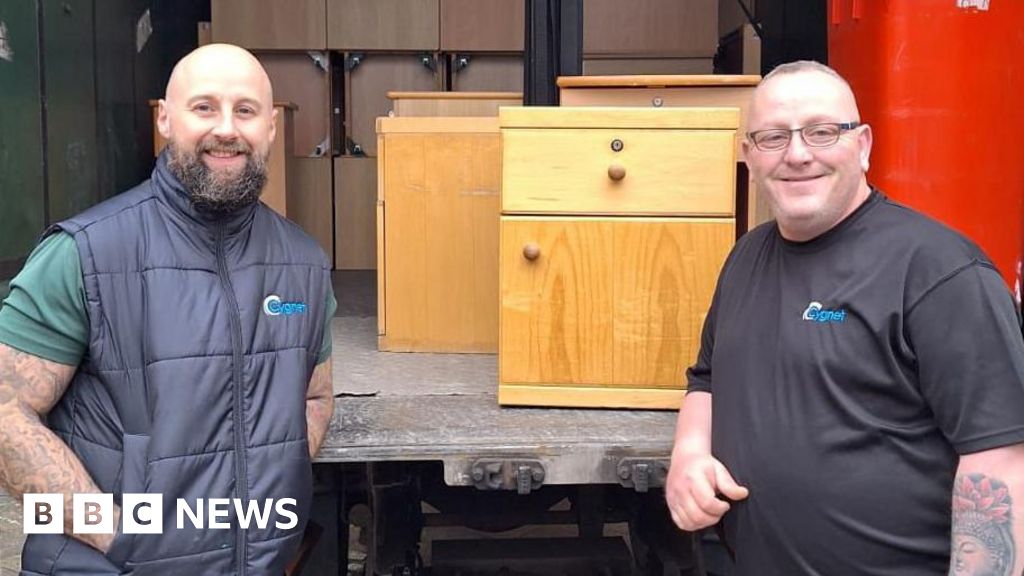 Milton Keynes lorry filled with care home items for Ukraine
