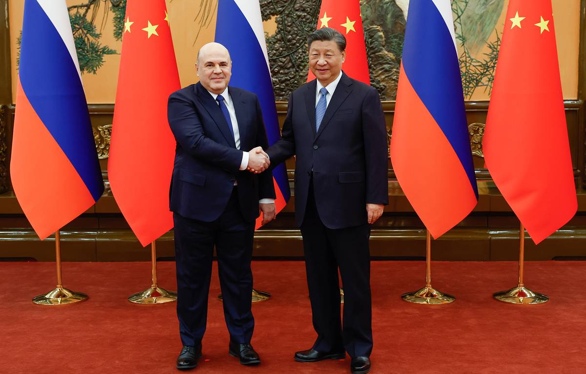 Russian Prime Minister Mishustin meets with Xi Jinping in Beijing