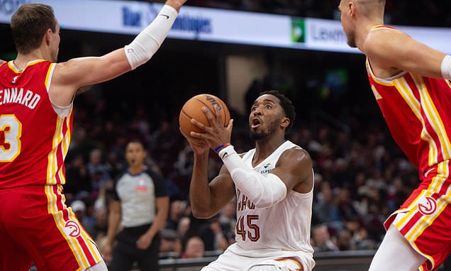 Donovan Mitchell scores 37 points as Cavaliers down Young-less...