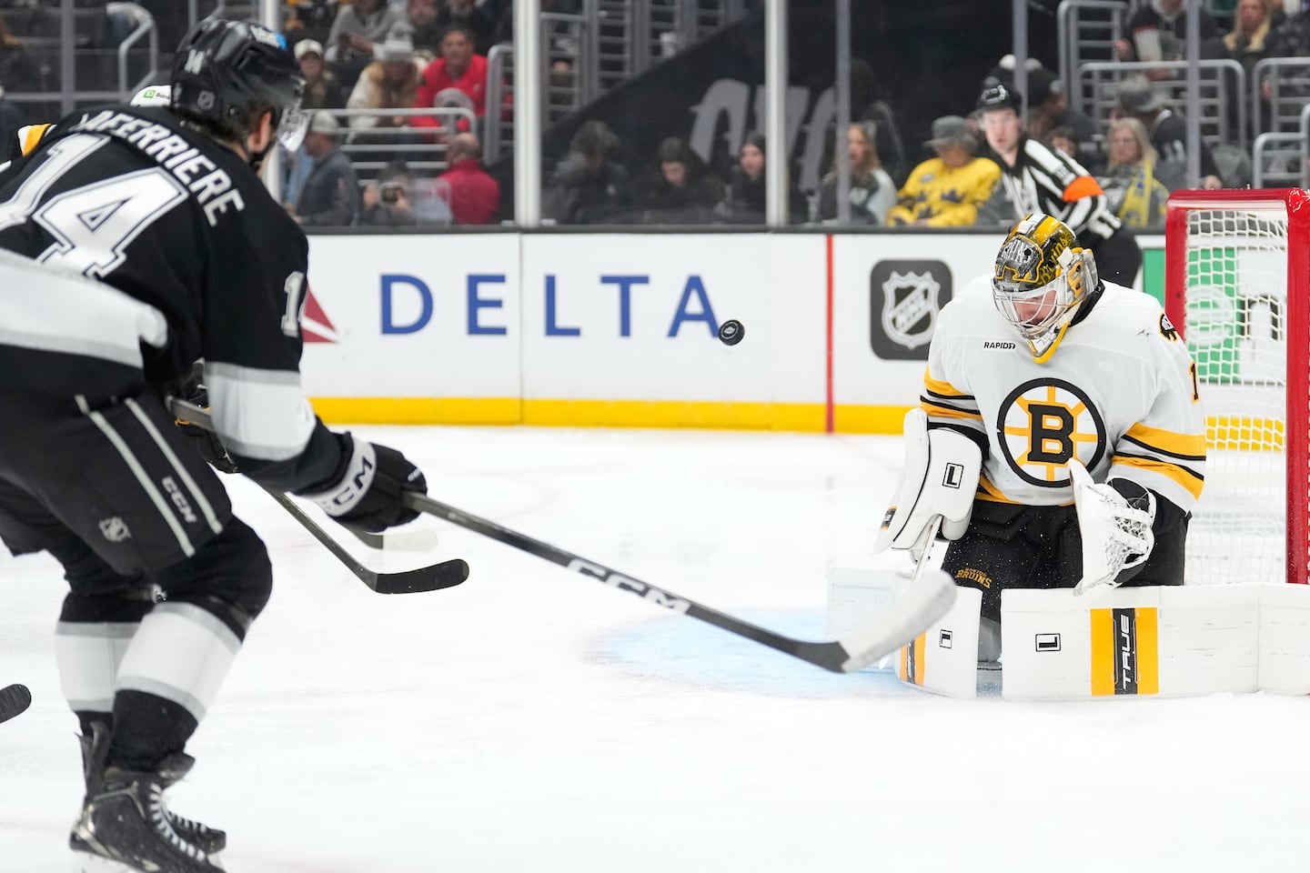 NHL co-leader in goals Morgan Geekie strikes twice to give the Bruins an overtime win over the Kings - The Boston Globe